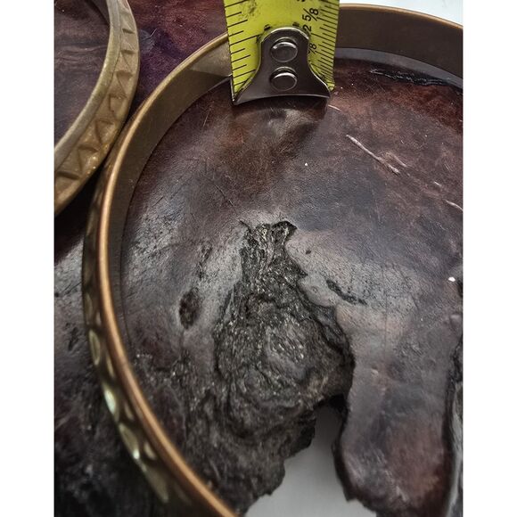 Lot  of 4 Vintage -  Brass Choker Collar Style Necklace & Bracelets - Picture 8 of 8